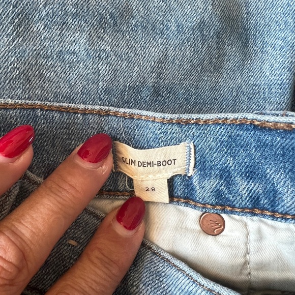 Madewell High Rise Slim Demi-Boot Jean - Picture 7 of 7